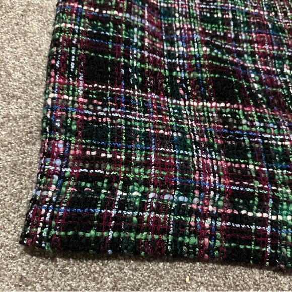 Talbots Multicolor Tweed Pencil Mini Skirt Womens Plus Size 16 Preppy Career Y2K - Picture 12 of 16